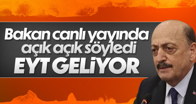Vedat Bilgin’den EYT açıklaması: Hepsini çözeceğiz