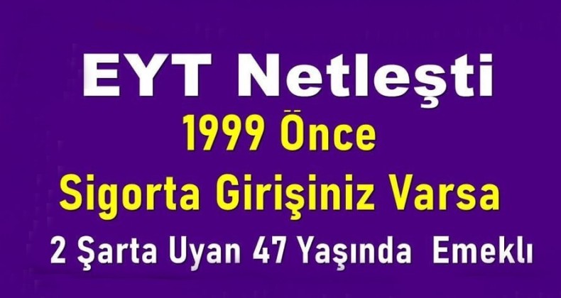 EYT’lileri umutlandıran haber geldi!
