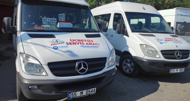 Canik Belediyesi’nden TEKNOFEST Karadeniz’e Özel Ücretsiz Servis