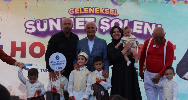 Tekkeköy Belediyesi’nden sünnet şöleni