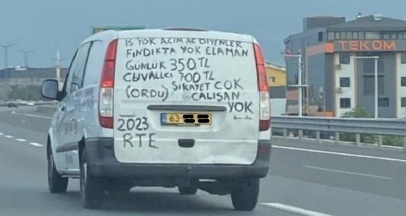 Ordulu gurbetçinin fındık işçisi tepkisi