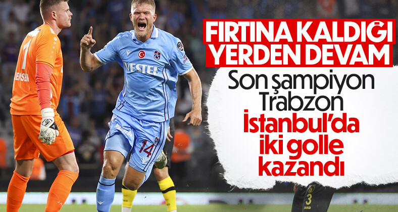 Trabzonspor, İstanbulspor’u mağlup etti