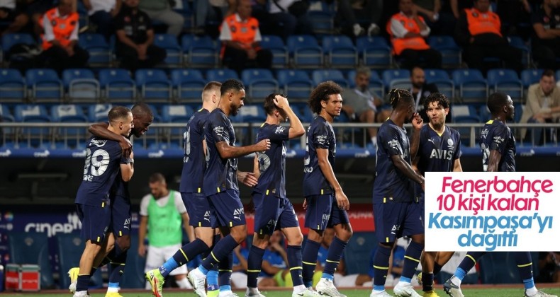Fenerbahçe, Kasımpaşa’ya 6 attı