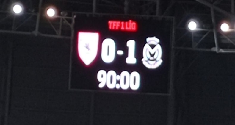Yılport Samsunspor: 0 – Manisa FK: 1