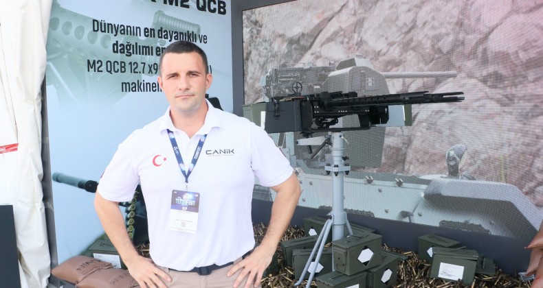 CANiK M2F ağır makineli tüfek ilk defa TEKNOFEST’te sergileniyor