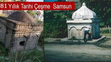 Sultan Abdülhamit döneminde yapılan tarihi çeşme yok oluyor
