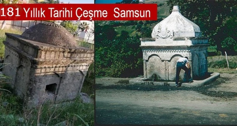 Sultan Abdülhamit döneminde yapılan tarihi çeşme yok oluyor