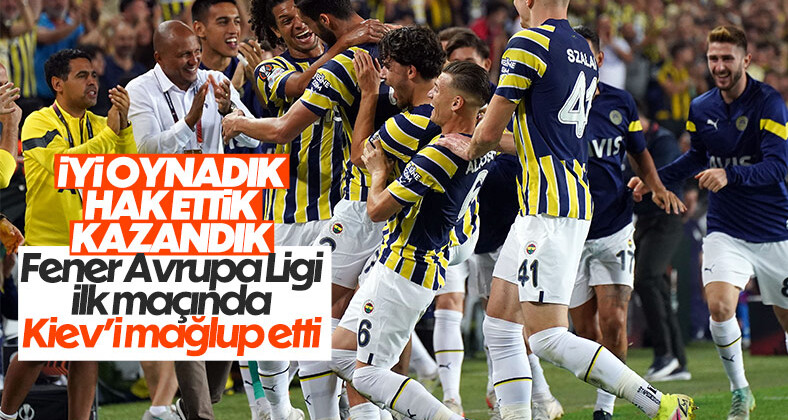 Fenerbahçe Dinamo Kiev’i mağlup etti