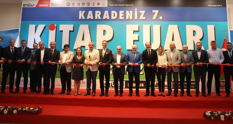 Samsun’da “Karadeniz 7. Kitap Fuarı” açıldı