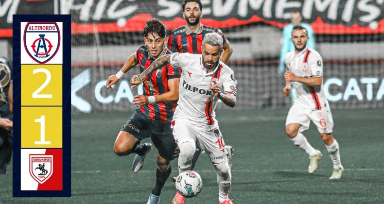 Samsunspor’da değişen bir şey yok: Altınordu:2 Yılport Samsunspor: 1
