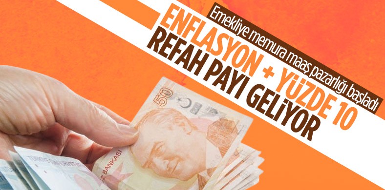 Emekli aylığına ve memur maaşına refah payı geliyor