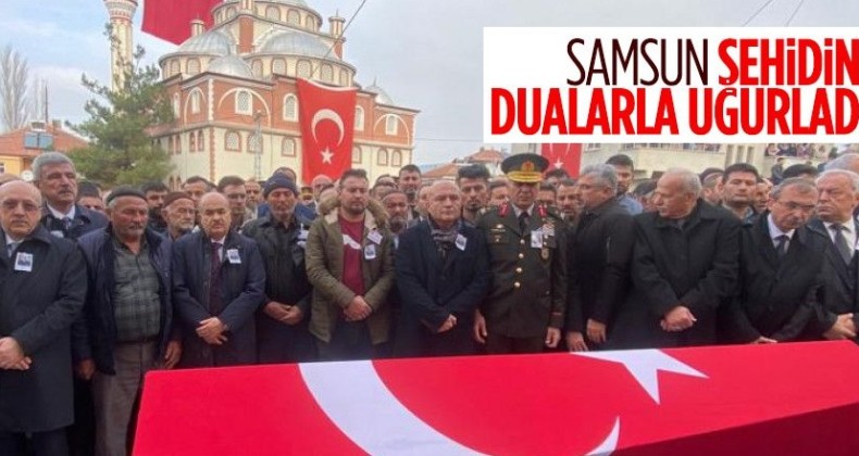 Samsun’da Pençe-Kilit şehidine son görev