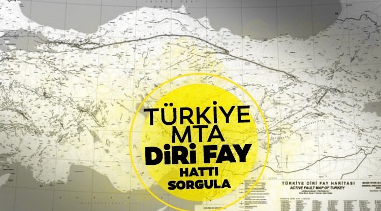 Türkiye’de deprem riski: MTA diri fay hattı haritasını açıkladı