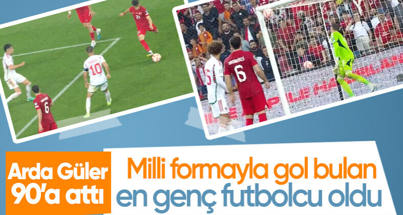 Arda Güler’den Galler kalesine muhteşem gol