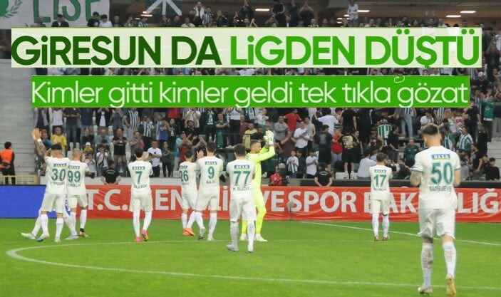 Giresunspor, Süper Lig’e veda etti