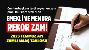 Hükümettin seyyanen zam planı basına sızdı!