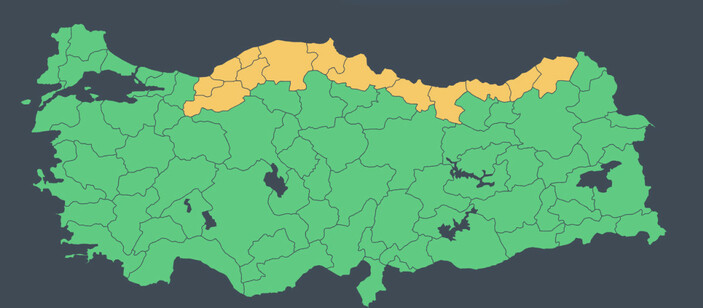 Meteoroloji’den 13 il için uyarı: Turuncu kod verildi
