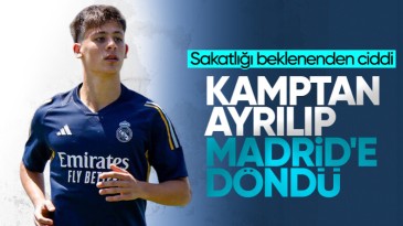 Real Madrid’de Arda Güler şoku: Tedavi olacak
