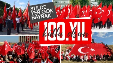 Cumhuriyet’in 100’üncü yılı: 81 ilde bayraklar dalgalanıyor!