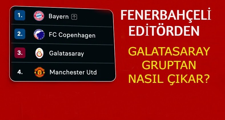 Galatasaray UEFA Şampiyonlar Ligi grubundan nasıl çıkar?