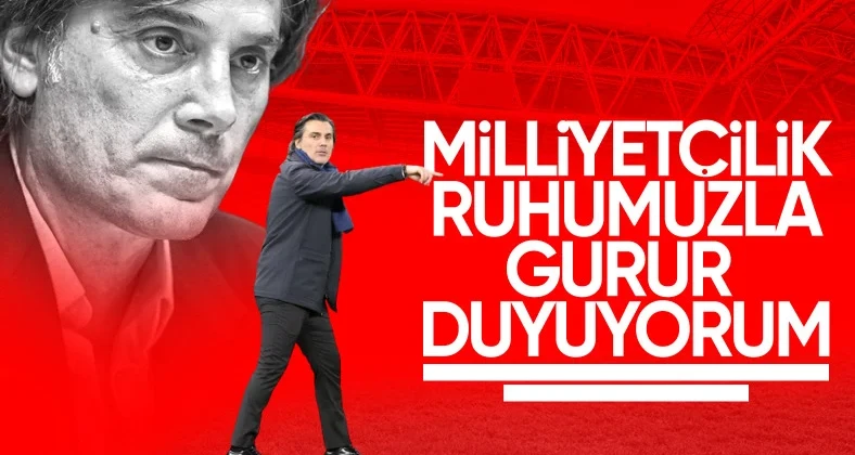 Vincenzo Montella: Milliyetçilik duygusuyla oynayan futbolcularımla gurur duyuyorum