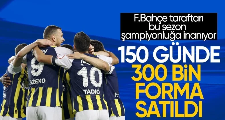 Fenerbahçe, forma satışında rekor kırdı!