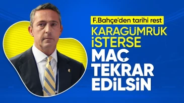 Fenerbahçe’den rest: Fatih Karagümrük isterse maçı tekrar edelim