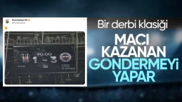 Fenerbahçe’den derbi sonrası Beşiktaş’a gönderme