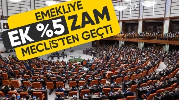 Emekli zammı TBMM Plan ve Bütçe Komisyonu’ndan geçti