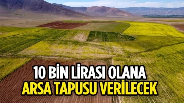 10 bin lirası olan arsa sahibi olacak! Duyan o şehre akın ediyor
