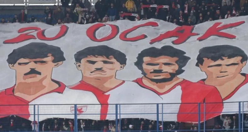 Samsunspor taraftarından anlamlı pankart