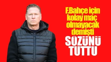 Markus Gisdol: Almış olduğumuz 1 puandan dolayı mutluyuz