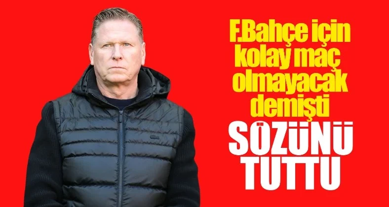 Markus Gisdol: Almış olduğumuz 1 puandan dolayı mutluyuz