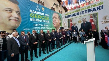 Ak Parti Samsun Seçim Koordinasyon Merkezi’ne coşkulu açılış