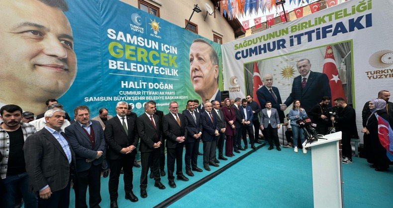 Ak Parti Samsun Seçim Koordinasyon Merkezi’ne coşkulu açılış
