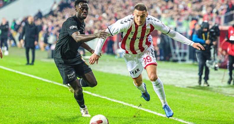 Galatasaray rahat kazandı! Samsunspor 11 dakikada teslim oldu:0-2
