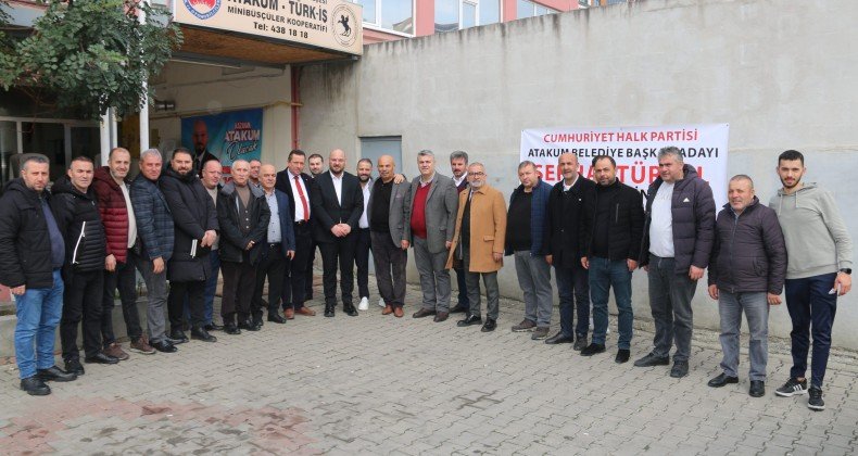 Serhat Türkel dolmuşçu esnafı ile buluştu