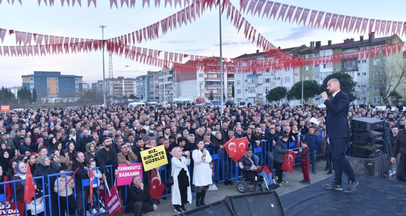 Togar ‘Tekkeköy’de söz de karar da milletin’ dedi.