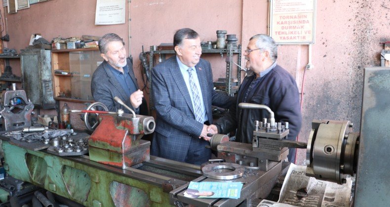 Cumhur İttifakı Ak Parti Havza Belediye Başkan Adayı İkiz’den sanayi ziyareti
