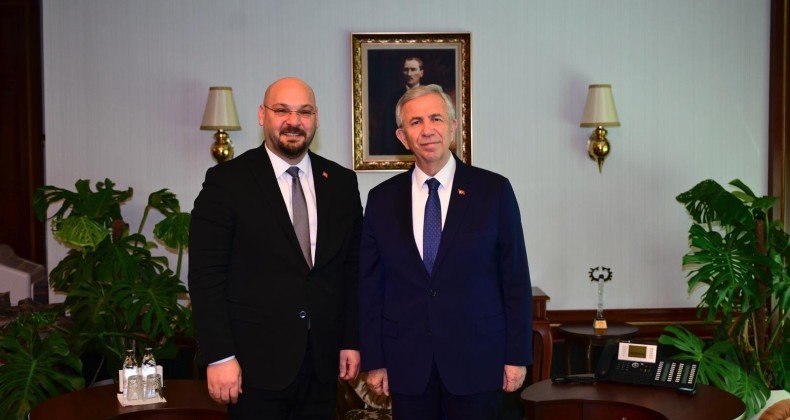 Serhat Türkel’den Mansur Yavaş’a teşekkür ziyareti