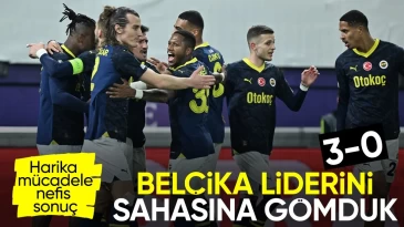 Fenerbahçe, Union Saint-Gilloise deplasmanında üç golle güldü