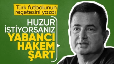 Acun Ilıcalı’dan TFF’ye öneri: Yabancı hakem şart