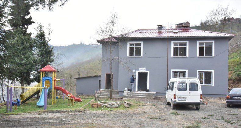 Tekkeköy’de Yeniköy Köy Konağı çalışmalarında sona gelindi