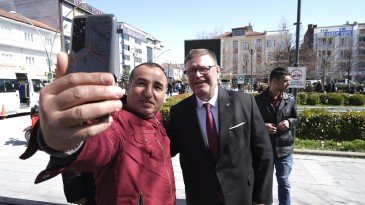 YRP Samsun BB Başkan adayı Adem Güney Havza’da ziyaretlerde bulundu