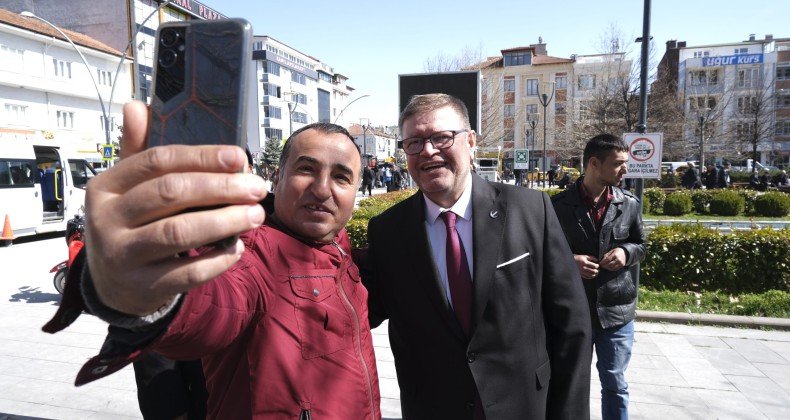 YRP Samsun BB Başkan adayı Adem Güney Havza’da ziyaretlerde bulundu