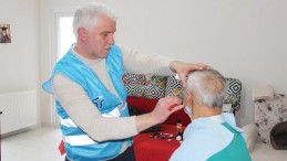 Tekkeköy Belediyesi’nden evde kuaför hizmeti