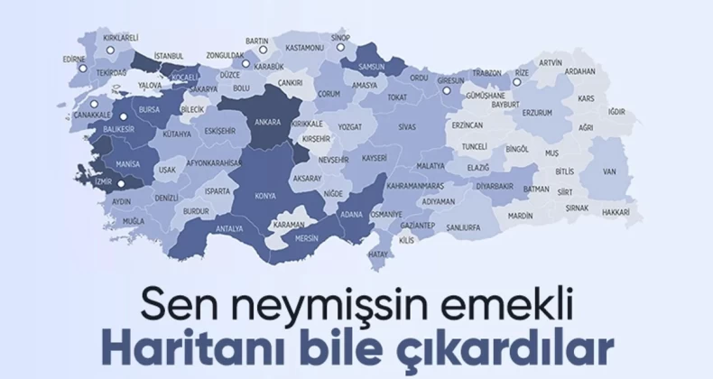Yerel seçim haritasında oluşan tablo emekli haritasını anımsattı
