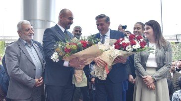 Tekkeköy Belediye Başkanı Mustafa Candal görevi devraldı