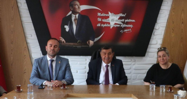 Havza Muhtarlardan, Başkan İkiz’e hayırlı olsun ziyareti