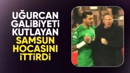 Samsun’da gergin anlar: Uğurcan Çakır, Samsunspor’un hocasına saldırdı
